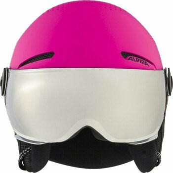 Lyžařská helma Alpina Zupo Visor Q-Lite Junior Ski helmet Pink Matt S Lyžařská helma - 2