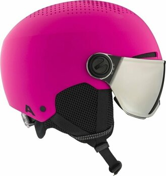 Skihelm Alpina Zupo Visor Q-Lite Junior Ski helmet Pink Matt S Skihelm - 4