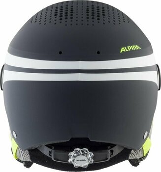 Smučarska čelada Alpina Zupo Visor Q-Lite Junior Ski helmet Charcoal/Neon Matt M Smučarska čelada - 3