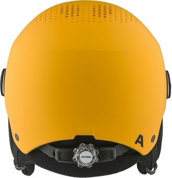 Skihelm Alpina Zupo Visor Q-Lite Junior Ski helmet Burned/Yellow Matt M Skihelm - 3