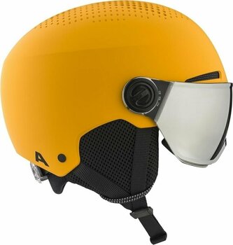 Cască schi Alpina Zupo Visor Q-Lite Junior Ski helmet Burned/Yellow Matt M Cască schi - 4