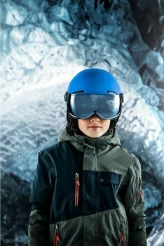 Capacete de esqui Alpina Zupo Visor Q-Lite Junior Ski helmet Charcoal/Neon Matt L Capacete de esqui - 6