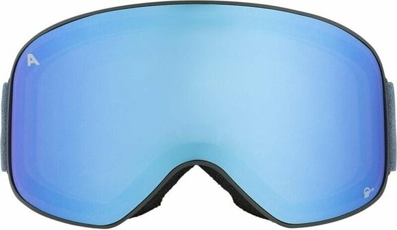 Ski Goggles Alpina Slope Q-Lite Ski Goggle Black Blue Matt/Mirror Blue Ski Goggles - 2