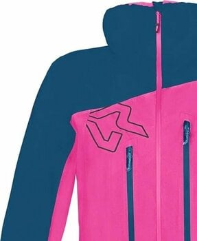 Outdorová bunda Rock Experience Mt Watkins 2.0 Hoodie Woman Jacket Super Pink/Moroccan Blue S Outdorová bunda - 3