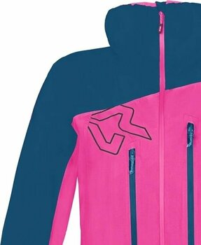 Outdorová bunda Rock Experience Mt Watkins 2.0 Hoodie Woman Jacket Super Pink/Moroccan Blue L Outdorová bunda - 3