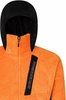 Sudadera con capucha para exteriores Rock Experience Blizzard Tech Hoodie Man Fleece Persimmon Orange/Caviar M Sudadera con capucha para exteriores - 3