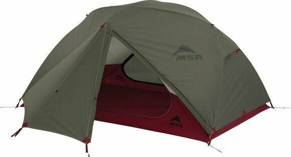 Telt MSR Elixir 2 Backpacking Tent Green/Red Telt - 2