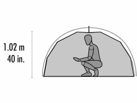 Tente MSR Elixir 2 Backpacking Tent Green/Red Tente - 9