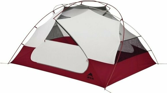 Telt MSR Elixir 3 Backpacking Tent Green/Red Telt - 3