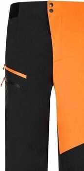 Pantalons outdoor Rock Experience Alaska Man Pant Caviar/Persimmon Orange XL Pantalons outdoor - 3
