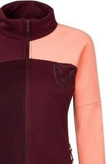 Outdoorová mikina Rock Experience Kobra Mock Neck FZ Woman Fleece Windsor Wine/Desert Flower/Windsor Melange L Outdoorová mikina - 2