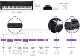 Дигитално Stage пиано Yamaha P-525WH Дигитално Stage пиано White - 7