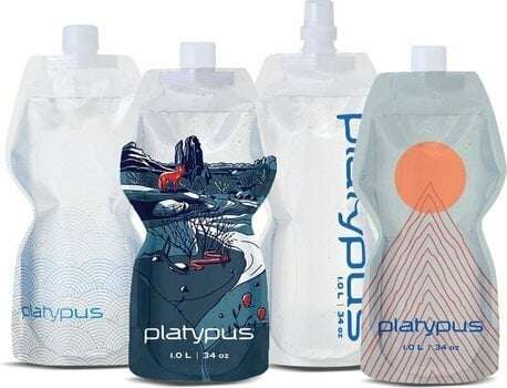 Wasserflasche Platypus SoftBottle Push-pull Cap 1 L Logo Wasserflasche - 3