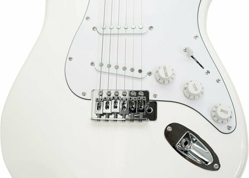 Elektrická gitara Pasadena ST-11 White - 5