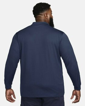 Camisa pólo Nike Dri-Fit Victory Solid Mens Long Sleeve College Navy/White 2XL Camisa pólo - 6