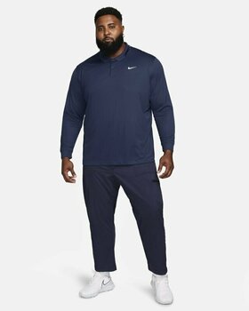 Polo Shirt Nike Dri-Fit Victory Solid Mens Long Sleeve Polo College Navy/White 2XL - 8
