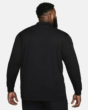 Polo Nike Dri-Fit Victory Solid Mens Long Sleeve Black/White L Polo - 6