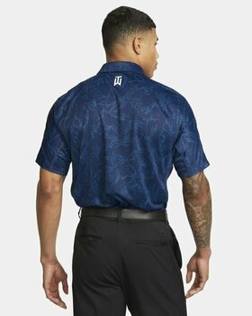Poloshirt Nike Dri-Fit ADV Tiger Woods Mens Midnight Navy/White XL Poloshirt - 2