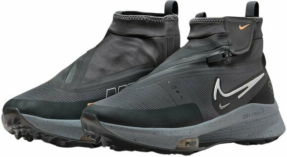 Calçado de golfe para homem Nike Air Zoom Infinity Tour NEXT% Shield Mens Golf Shoes Iron Grey/Black/Dark Smoke Grey/White 42 - 5