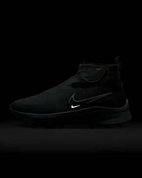 Chaussures de golf pour hommes Nike Air Zoom Infinity Tour NEXT% Shield Mens Golf Shoes Iron Grey/Black/Dark Smoke Grey/White 42 - 14