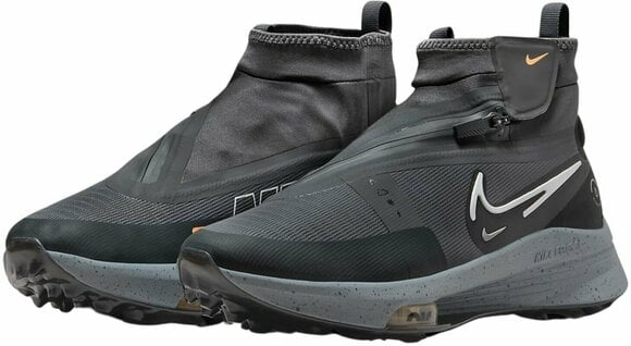Calzado de golf para hombres Nike Air Zoom Infinity Tour NEXT% Shield Mens Golf Shoes Iron Grey/Black/Dark Smoke Grey/White 42,5 - 5