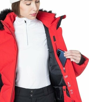 Skijakke Rossignol Staci Womens Ski Jacket Sports Red L - 8