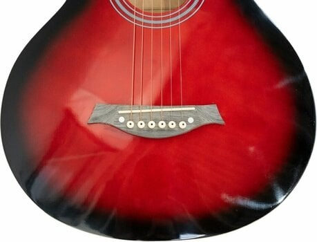 Guitarra jumbo Pasadena SG026C-38 Red Sunburst - 5