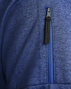 Fitness Sweatshirt Nike Therma-FIT Hooded Mens Pullover Blue Void/ Game Royal/Heather/Black M Fitness Sweatshirt - 5