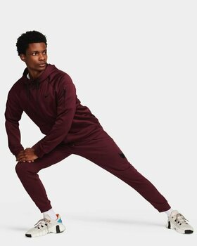 Fitness Sweatshirt Nike Therma-FIT Full-Zip Mens Top Night Maroon/Black S Fitness Sweatshirt - 16