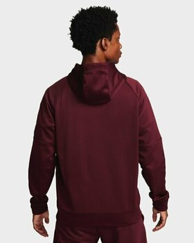 Fitness Sweatshirt Nike Therma-FIT Full-Zip Mens Top Night Maroon/Black XL Fitness Sweatshirt - 2