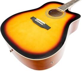 Dreadnought Elektro-Akustikgitarren Pasadena SG028CE Vintage Sunburst Dreadnought Elektro-Akustikgitarren - 3
