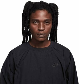 Pulover s kapuco/Pulover Nike Club Woven Mens Windshirt Black/Black S - 3