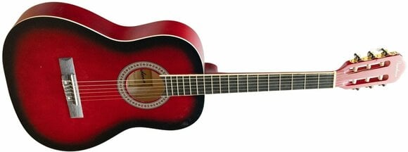 Guitare classique taile 3/4 pour enfant Pasadena SC041 3/4 Red Burst - 3