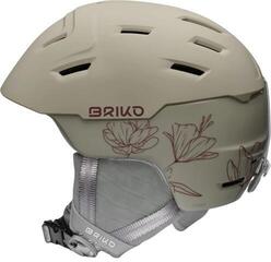 Casque de ski Briko Crystal X Matt Shiny Nomas Beige/Tawny Port Plum - 1