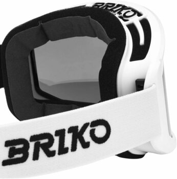 Gafas de esquí Briko Vulcano Mask 2.0 Matt White/SM2 Gafas de esquí - 4