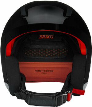 Lyžařská helma Briko Vulcano 2.0 Shiny Black/Orange L Lyžařská helma - 3