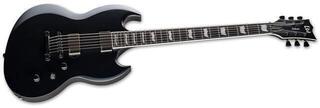 Elektromos gitár ESP LTD Viper-1000 Baritone Black Satin Elektromos gitár - 2