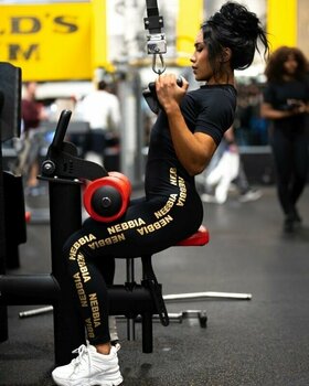 Calças de fitness Nebbia Workout Jumpsuit INTENSE Focus Black/Gold XS Calças de fitness - 14