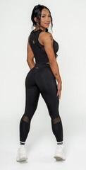 Fitness T-Shirt Nebbia Compression Push-Up Top INTENSE Mesh Black/Gold XS Fitness T-Shirt - 5