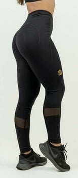Pantaloni fitness Nebbia High Waist Push-Up Leggings INTENSE Heart-Shaped Black/Gold L Pantaloni fitness - 2