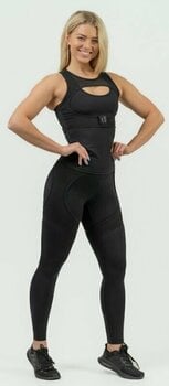 Fitness kalhoty Nebbia High Waist Leggings INTENSE Mesh Black/Gold XS Fitness kalhoty - 4