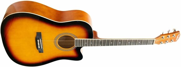 Guitarra dreadnought Pasadena SG028C Vintage Sunburst - 3