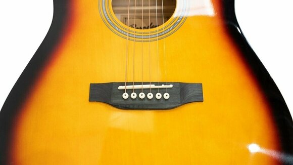 Guitarra dreadnought Pasadena SG028C Vintage Sunburst - 5