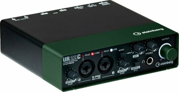 USB-audio-interface - geluidskaart Steinberg UR22C Green - 2