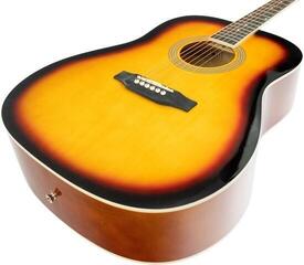 Dreadnought Guitar Pasadena SG028 Vintage Sunburst Dreadnought Guitar - 3