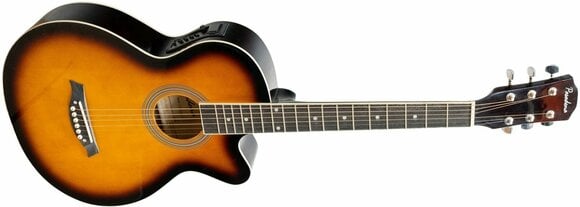Jumbo elektro-akoestische gitaar Pasadena SG026C 38 EQ VS Vintage Sunburst - 3