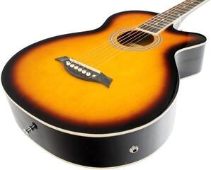 Jumbo elektro-akoestische gitaar Pasadena SG026C 38 EQ VS Vintage Sunburst Jumbo elektro-akoestische gitaar - 3
