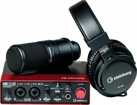 Interface audio USB Steinberg UR22C Recording Pack Red - 2