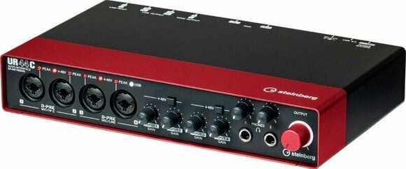 USB audio prevodník - zvuková karta Steinberg UR44C Red - 3