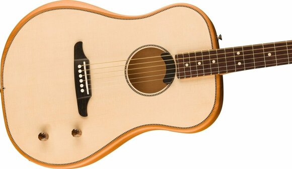 Special Acoustic-electric Guitar Fender Highway Series Dreadnought Natural - 4